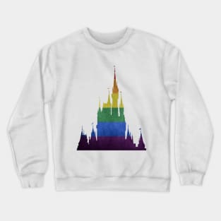 Rainbow Castle Silhouette Crewneck Sweatshirt